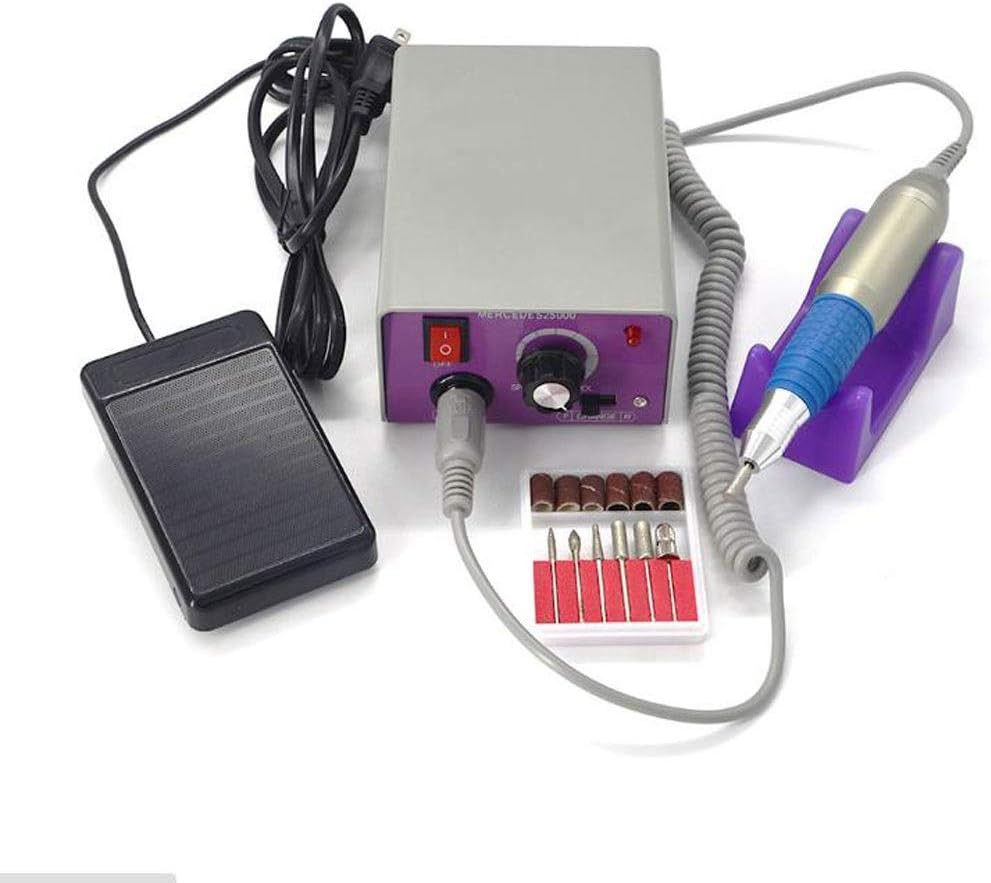 Set Eléctrico de Manicura y Pedicura 30.000RPM – Taladro Profesional con Brocas, Lima y Pulidor de Uñas