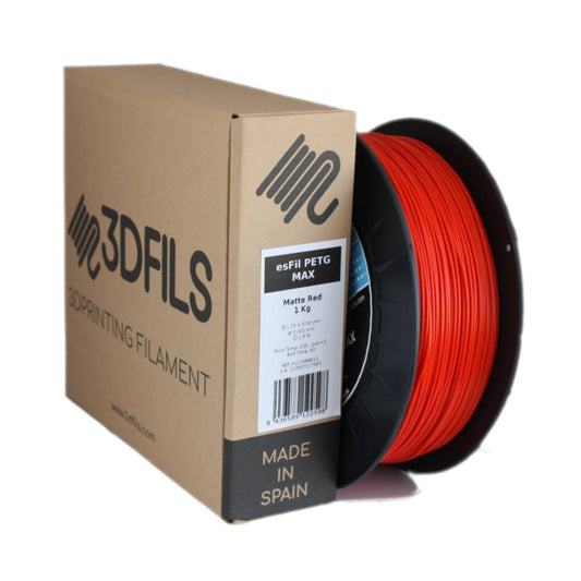 esFil PETG MAX Rojo Mate 1Kg 1.75 mm