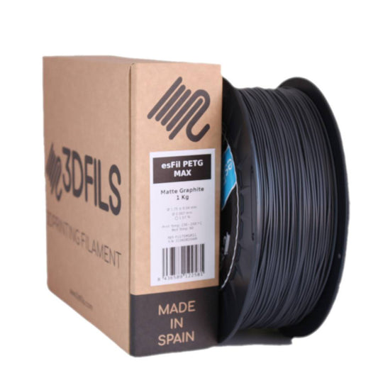 esFil PETG MAX Grafito Mate 1Kg 1.75 mm